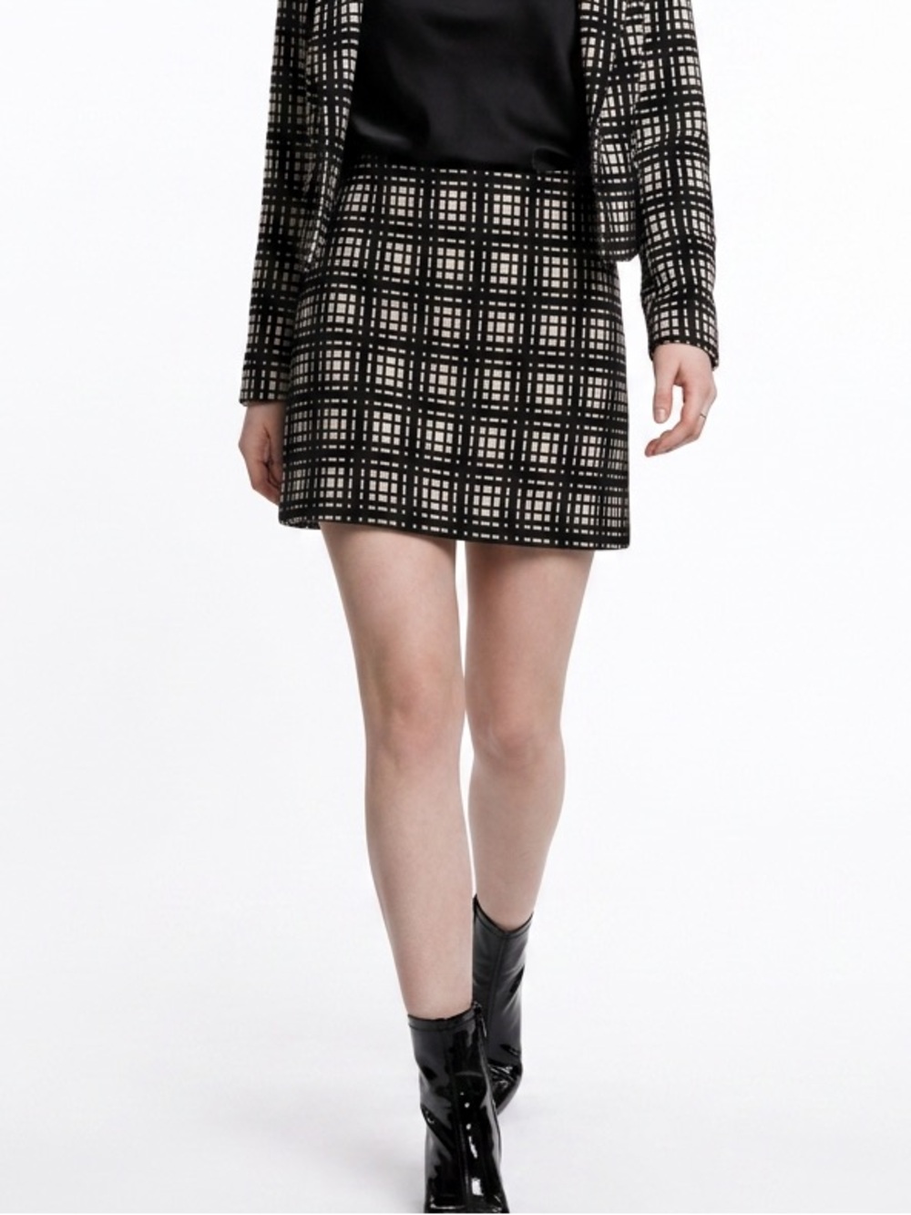 Contemporaine wool blend skirt